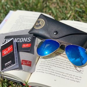 Blue Mirror Ray Ban